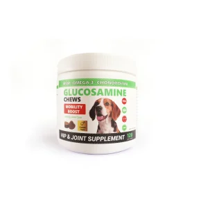 Glucosamine Chondroitin Hip and Joint Supplement for Dogs Chicken Flavor